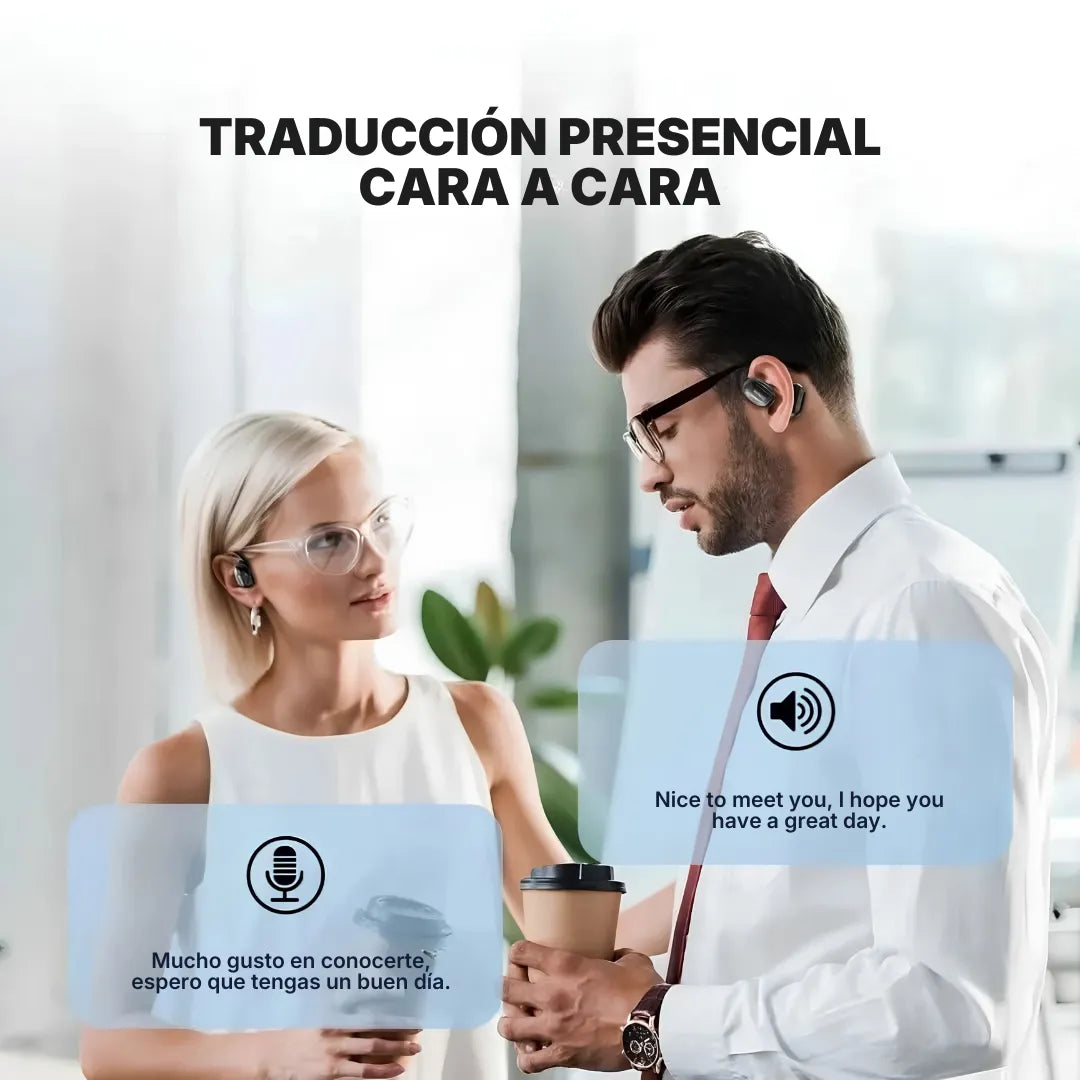 Audífonos Traductores Bluetooth Miniso MS162 con Traducción en Tiempo Real | Innova Fácil