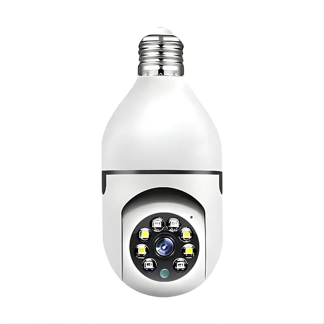 Cámara Lámpara WiFi 1080P HD 360° con Visión Nocturna y Audio Bidireccional | Innova Fácil
