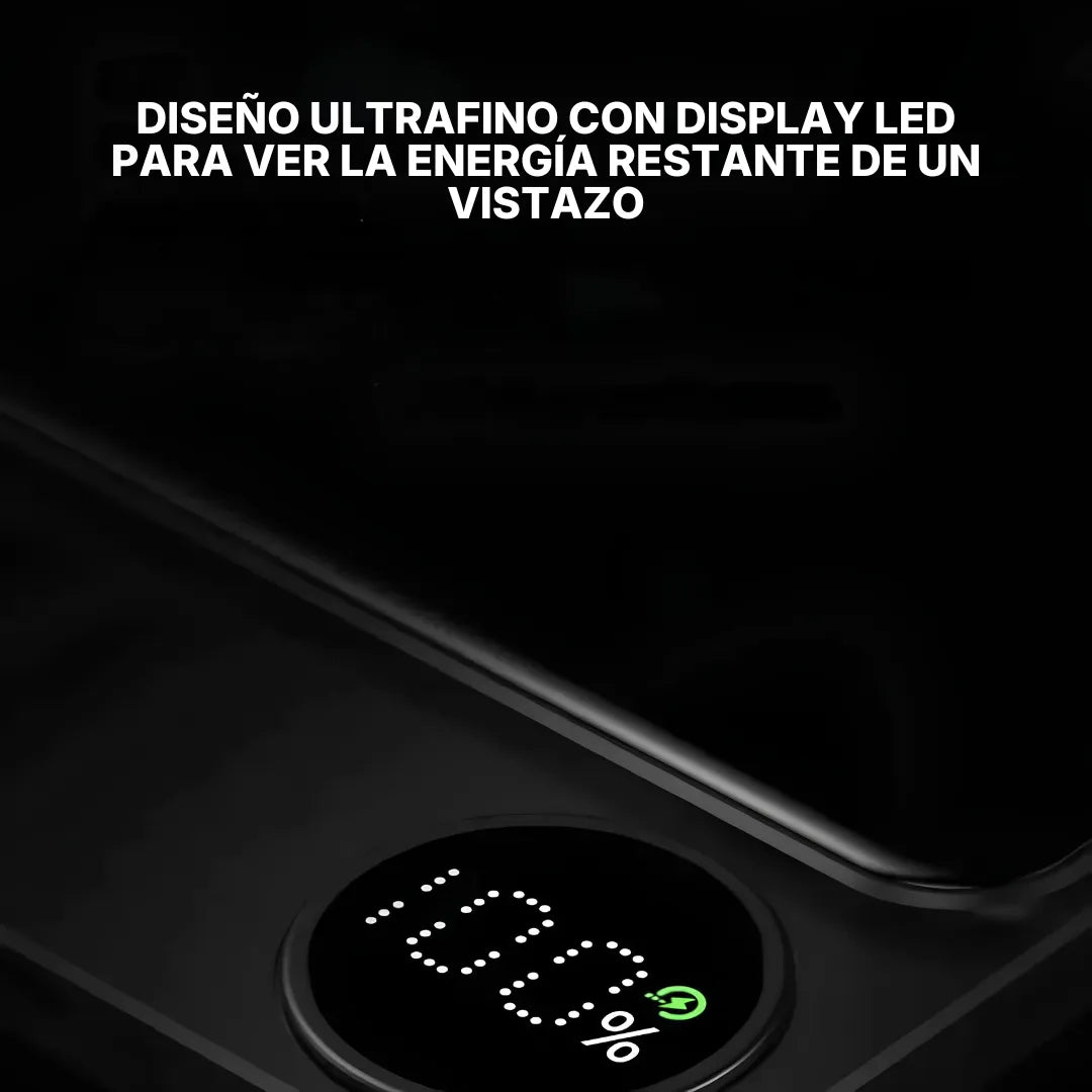Cargador Portátil Inalámbrico con Carga Magnética de 22.5W | Innova Fácil