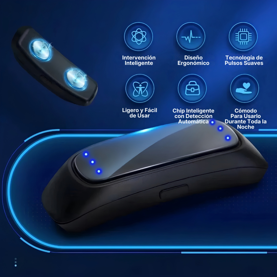 Dispositivo Anti Ronquidos SleepZen Detección Automática y Estimulación Ajustable | Innova Fácil