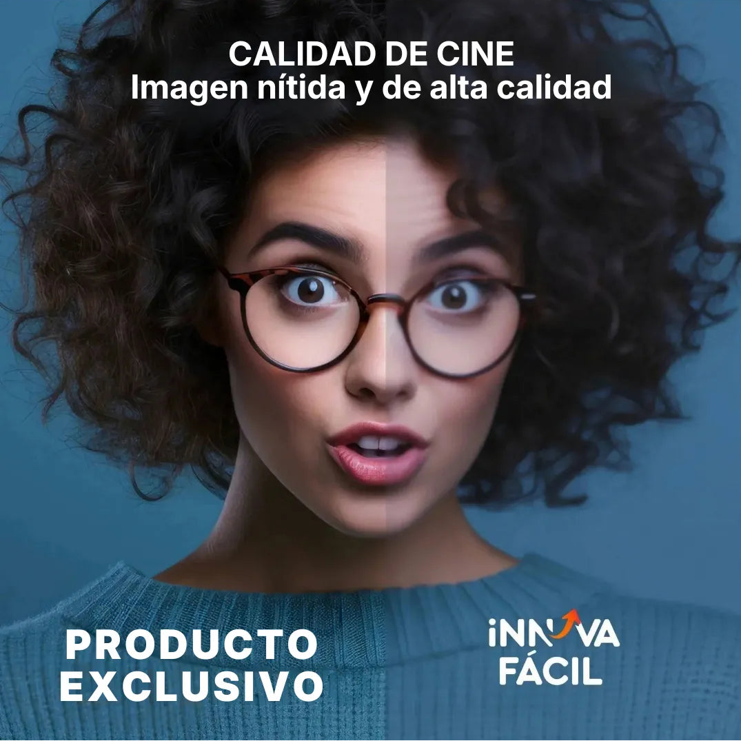 Mini Proyector Portátil 4K con Android TV y Espejamiento | Innova Fácil